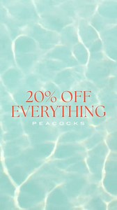 20% off everything this weekend 👀 Go on, treat yourself.⁣ Shopping in store? Just show this at the till! 🛍️ ⁣ ⁣ Click to shop 🔗 https://bit.ly/44AT9EC | Peacocks