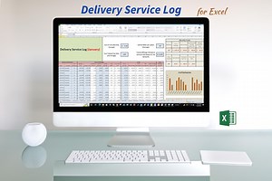 Delivery Service Log | Doordash Driver Log | Delivery Tracker | Mileage Tracker | Mileage, Expenses and Earnings Tracker | Daily Mileage Log - Etsy