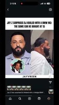 Jay z got Dj Khalid a gift he won’t forget