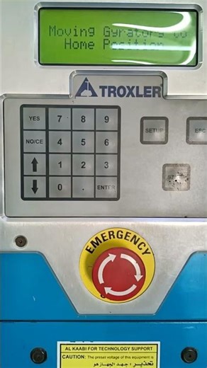 gyratory compactor home position. #construction .