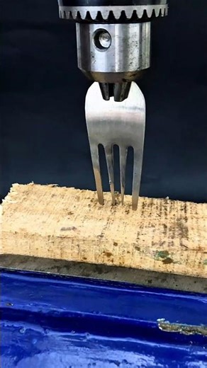 Can a Fork Work Like a Drill? #DIYScience #LifeHackTest #ScienceTrick