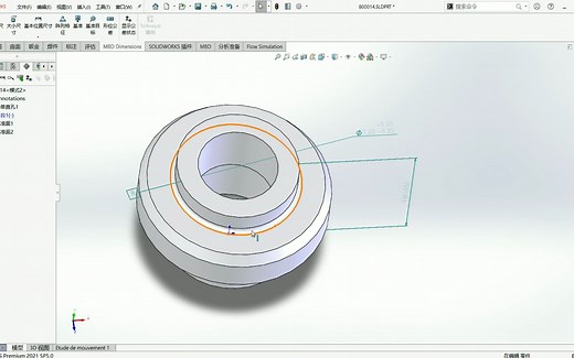 如何在Solidworks三维模型中标注尺寸