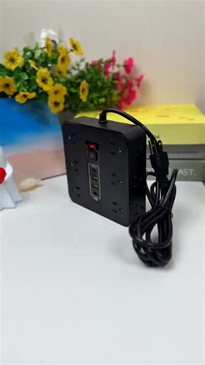 This wall-mount power strip features 12 AC outlets and multiple USB-C/USB ports, delivering fast charging for phones, laptops, and other electronic devices. Its built-in safety switch and durable design ensure reliable use, while the long power cord and compact build save space, making it ideal for home, office, or dorm setups. | Stilljolly#9