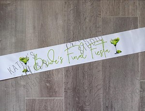 Bride’s Final Fiesta Margarita Sash | Bride to Be | Margarita Bride | Margarita Veil| Bachelorette Party Sash | Bridal Shower Sash - Etsy Canada