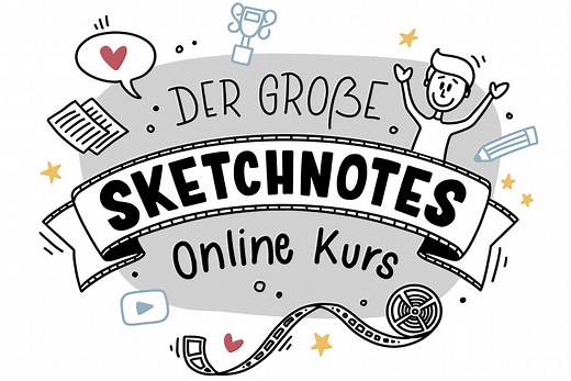 Großer Sketchnotes Online Kurs: Einfach visualisieren lernen