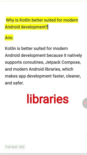 Why is kotlin better suited for modern Android development #kotlin #kotlindeveloper #androidstudio