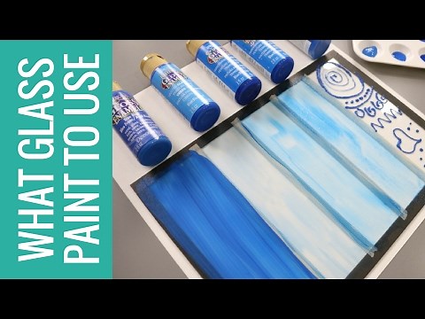 What Glass Paint to Use When Painting on Glass