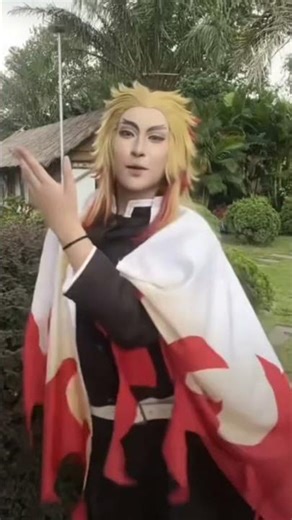 Rengoku cosplay 🤧🥲🎀#fullwatching #demonslayer #rengoku #nakamas #fypシ゚viral #foryou