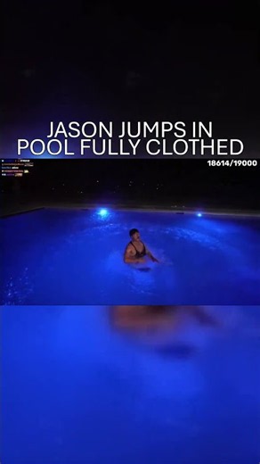 Jason jumps in the pool FULLY CLOTHED at his birthday