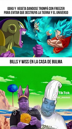 Meme de Bills en Dragon Ball