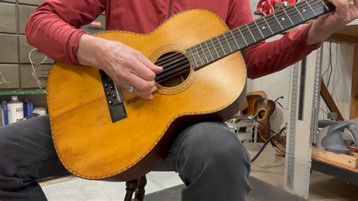 3.6K views · 77 reactions | New arrival! Among the earliest of 12-strings c. 1900. | Vintage Blues Guitars | Facebook