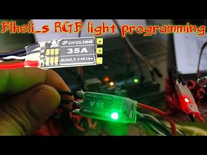 Cyclone Blheli_s dshot esc RGB light programming// blheli_s esc RGB light program kaise kare ?