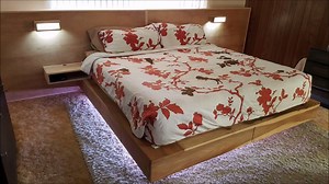 109K views · 242 reactions | Floating Bed Walk through. Do you like the Light Underneath? PLANS➡ www.TheWoodPlans.com | DIY Woodwork Tips & Plans | Facebook