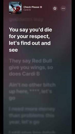 Check Please - Cardi B #lyrics ##lipsync #cardib #checkplease