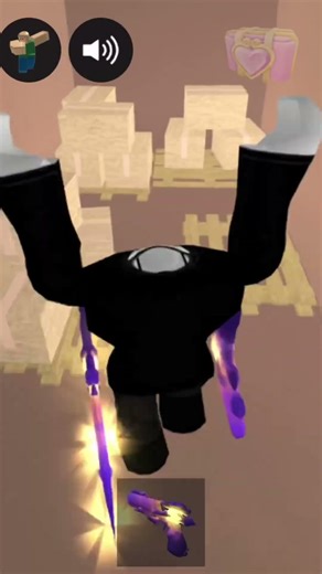 Flick shot on murder mystery 2 mobile #roblox #mm2