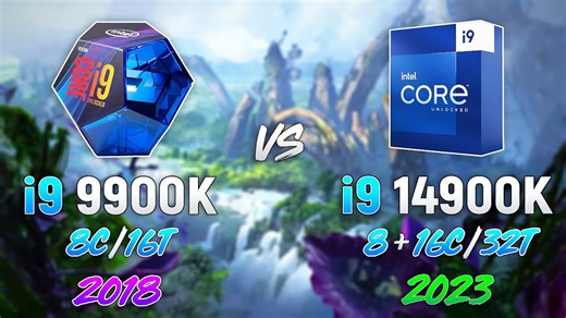 Core i9 9900K vs Core i9 14900K - What's the performance gain over 5 years?