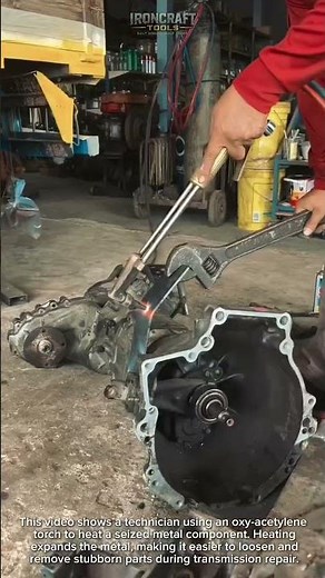 Heat Stuck Parts Fast with Oxy-Acetylene Torch! #Mechanic #Welding #TruckRepair