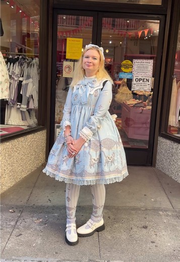 Just a Lolita visiting the Angelic Pretty store #egl #eglfashion #eglcommunity #lolitafashion #angelicpretty