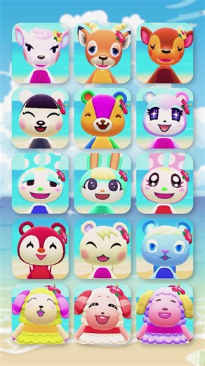 【エレキそんぐ】人気キャラ15選！まさかセンターは男の娘！？ #あつ森 #けけアイドル #animalcrossing #あつまれどうぶつの森