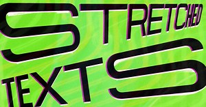 Stretched text: why it's a modern motion design trend