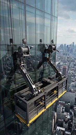 How Skyscraper Window Washers Clean 100-Story Buildings
