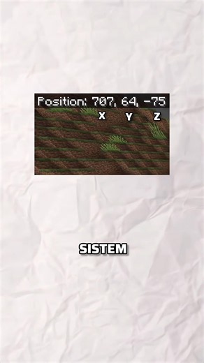 Cara baca kordinat di Minecraft bedrock