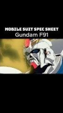 MOBILE SUIT PROFILE | Gundam F91 #anime #gundam #gunpla