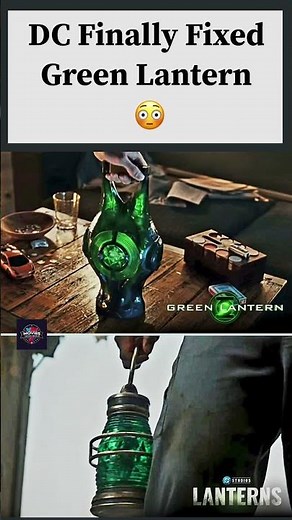 Green Lantern vs Lanterns Battery Design 😳 #DC #Shorts