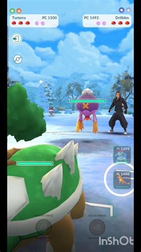 Liga Superball #torterra vs #drifblim lead #pokemongo #gobattleleague #pokemon #gbl #charizard