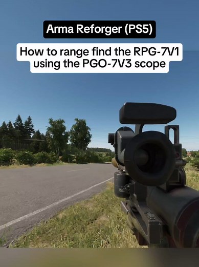 Using the PGO-7V3 Scope for RPG-7V1 Range Finding