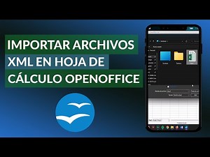 Cómo importar archivos XML en una hoja de cálculo en OPENOFFICE