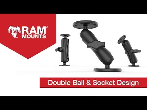 RAM® Mounts Double Ball and Socket Design
