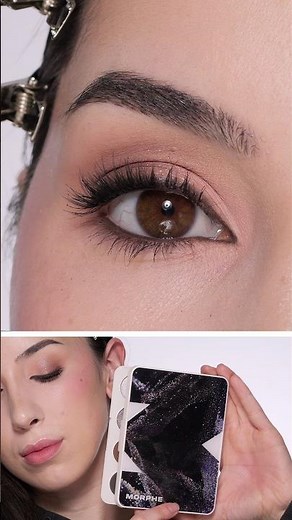 Soft glam eyeshadow tutorial using the Morphe Moonstone Eyeshadow Palette