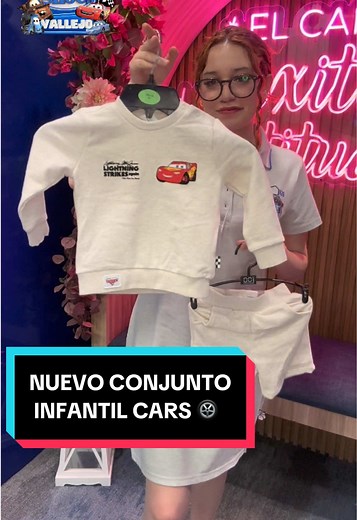 Nuevo Conjunto Infantil Cars en Price Shoes Vallejo