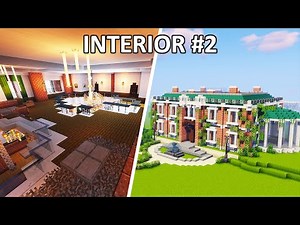 Minecraft: How To Build a interior in a VICTORIAN BRICK MANSION 2 (Minecraft House Tutorial)
