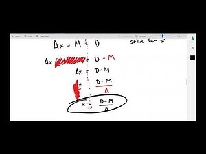 Isolating variables (1)