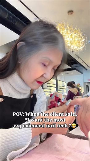 POV: When the client said, “I want the most experienced nail tech.” 💬 Do you look for experience when choosing a nail tech? Comment yes or no 👇 . . #nailtechlife #nailsalonhumor #nailreels #oklahomacitynails #okcnails