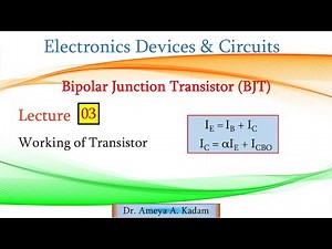 Lect 03 Working of BJT