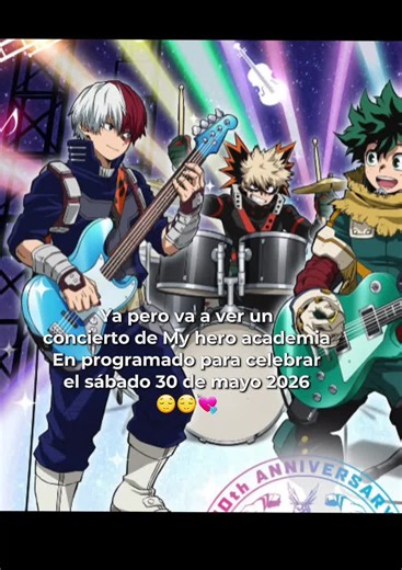 My Hero Academia Concert Announcement for May 2026