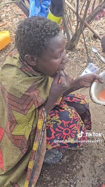 Hadzabe Tribe Lunch Time in the Forest #villagelife #africa #life
