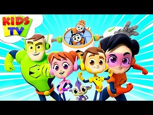 Meet The Supremes | Superheroes Cartoons | Nursery Rhymes For Children - Kids TV - Videos For Kids
