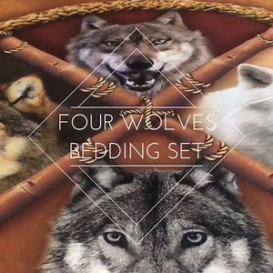 718K views · 1.7K reactions | O.M.G.  That's the reaction from customers when they see our unique Wolves bedding collection. Why? Maybe its the soft comfortable, sleep-snug feeling? Or the stunning designs? Sleep tight with a touch of ancient mystery with our limited stock Wolves bedding sets. | Wolvestuff | Facebook
