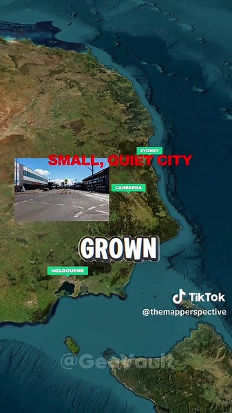 Most useless capital in the world? #geographymap #australia