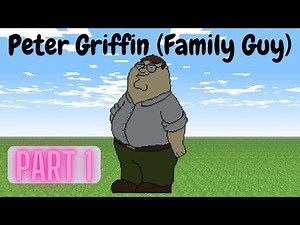 Minecraft Tutorial: How to Build Peter Griffin {Family Guy} - Pixel Arts (PART 1)