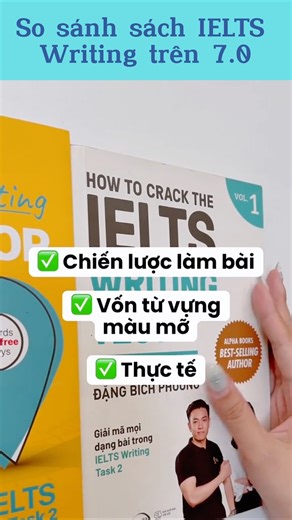 8.8K views · 108 reactions | So sánh sách IELTS Writing trên 7.0...