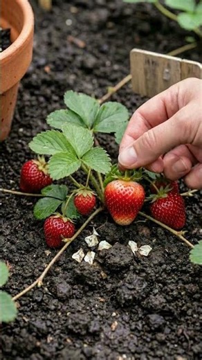 I Grew Strawberries From Scratch & The Harvest Was INSANE! Bees + Strawberries = MAGIC #gardening