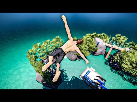 Tricking 0 Cliff Diving Compilation 15