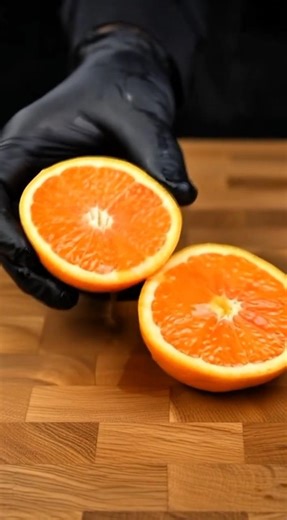 Winter Night Orange ASMR ｜ Sharp Knife + Juicy Cutting Sounds