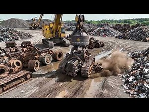 Shredder Devours Steel — Industrial Destruction ASMR