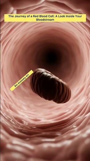 The Journey of a Red Blood Cell: A Look Inside Your Bloodstream| Bio Anatomy Art | Gut Health